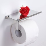 Polish Toilet Paper Holder 304 Stainless Steel Tissue Holder Mobile Phone Bathroom Paper Roll Rack Wall Mount Bathroom Product