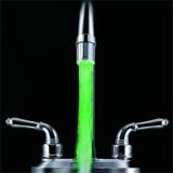 1pc Led Tap Light Temperature Sensor No Battery Water Stream Faucet Rgb Glow Shower
