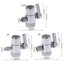 Faucet Adapter Diverter Valve Counter Top Water Filter Faucet Diverter Valve Ro System 1/4  2.5/8  3/8  Tube Connector