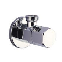 Full copper core Triangle Cold Plating Angle Thickened Quick Opening Universal Filling Valves for toilet water heater