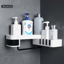 1 Pcs Corner Shower Shelf Bathroom Shampoo Shower Shelf Holder Kitchen Storage Rack Organizer Wall Mounted Type