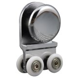 Bathroom glass sliding door rollers hanging wheel runners 20mm shower door rollers sliding glass door hardware wheels