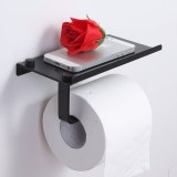 Polish Toilet Paper Holder 304 Stainless Steel Tissue Holder Mobile Phone Bathroom Paper Roll Rack Wall Mount Bathroom Product