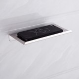 High quality 304 Stainless Steel Wall Mounted Bathroom holder toliet single roll paper holders shelf of bathroom hardware