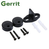 4.9FT/6FT/6.6FT Black Rustic Carbon Steel Rhombus Sliding Barn Door Hardware Track Kit