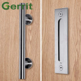 Carbon Steel Sliding Barn Door Pull Handle Wood Door Handle Black Door Handles For Interior Doors Handle