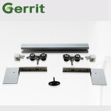 4.9/6/6.6/8.2FT Aluminium Alloy Frameless Wood Barn Sliding Door Hardware Hidden Track Kit