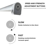 730-1300mm Sliding Door Cylinder Damper Soft Close Sliding Door Closer Shock Absorber