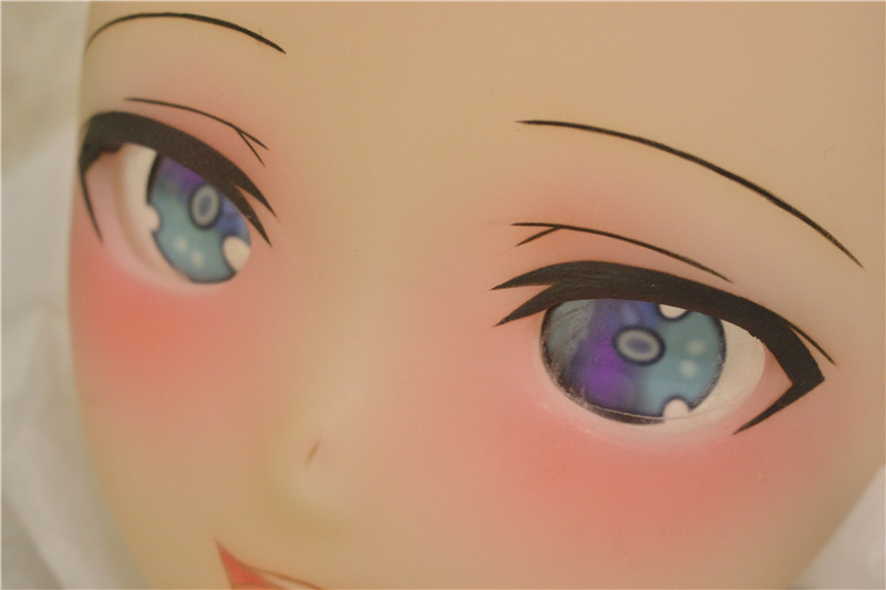 tpe素材ヘッド ブルー瞳 画像 real girl#A2 薰