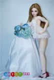 JY Doll 60cm ミニドール ラブドール  草莓(Caomei)ヘッド 肌色＆眼球色＆メイク＆ウィッグ＆衣装は宣材写真と同じ フルシリコン製