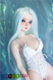 JY Doll ラブドール 60cm ミニドール 冰梅(Bingmei)ヘッド 肌色＆眼球色＆メイク＆ウィッグ＆衣装は宣材写真と同じ フルシリコン製