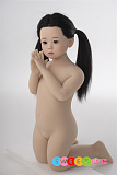 WAXDOLL ラブドール 88cm バスト平 #GA13ヘッド シリコン製頭部+TPEボディ