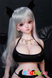 JY Doll ラブドール  100cm ミニドール 伊娜(Yina)ヘッド 肌色＆眼球色＆メイク＆ウィッグ＆衣装は宣材写真と同じ フルシリコン製