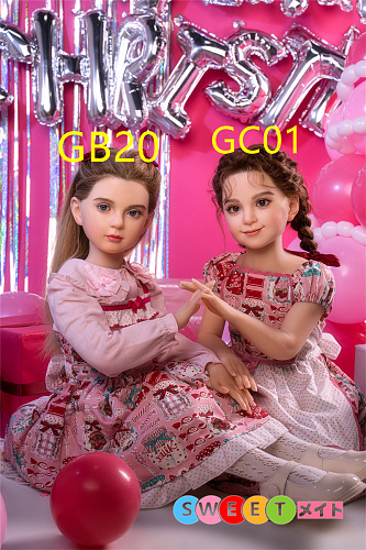 AXB Doll ラブドール 新型110cm バスト平 GC01ヘッド、GB20ヘッド  掲載画像のボディはリアルメイク付き【シリコン製頭部+TPEボディ】