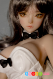 JY Doll 60cm ミニドール ラブドール 小菠萝(Xiaoboluo)ヘッド 肌色＆眼球色＆メイク＆ウィッグ＆衣装は宣材写真と同じ フルシリコン製