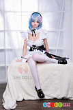 SHEDOLL ラブドール 148cm 普乳 洛小夕 リアルドール リゼロレム 掲載画像はシリコンヘッド+TPEボディ
