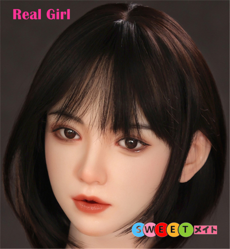 Real Girl フィギュア  軟質シリコン材質D9ヘッド頭部単品【口開閉機能やリアル口腔が無料】140-170CM身長適用 M16ボルト採用 職人メイク塗装済み