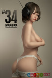 Sanhui Doll ラブドール シームレス 150cm Bカップ #34ヘッド フルシリコン製