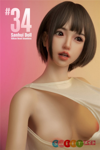 Sanhui Doll ラブドール シームレス 150cm Bカップ #34ヘッド フルシリコン製