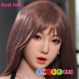 Real Girl フィギュア  D12ヘッド単品 軟質シリコン材質頭部【口開閉機能やリアル口腔が無料】140-170CM身長適用 M16ボルト採用 職人メイク塗装済み