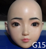 WAXDOLL ラブドール #GD36-2(口開閉+模擬口腔あり) 頭部のみ フルシリコン製