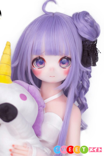 MOZU DOLL 85cm Aカップ  独角兽  6kg ソフトビニール製ヘッド TPE製ボディ【肌色＆眼球色＆メイク＆ウィッグ＆衣装は宣材写真と同じ 小型 軽量 収納と使いしやい】