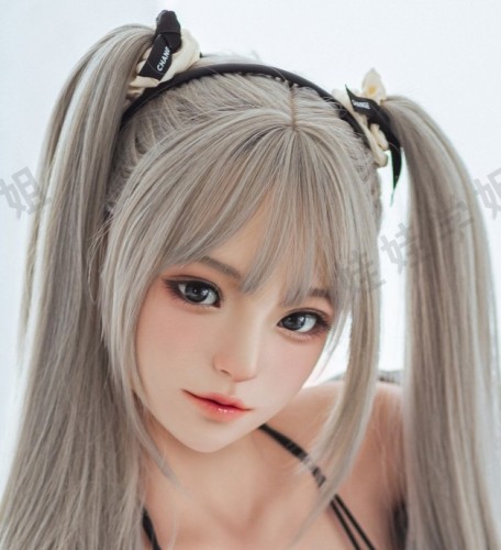 Real Girl ヘッド単体 R81ヘッド 可愛い女性ヘッド 軟質 シリコン製【M16ボルト採用 140-155CM身長適用 職人メイク 塗装済み 口開閉機能付き リアルな口腔構造無料】