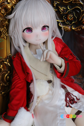 MOZU DOLL 115cm Aカップ 凯拉 ソフトビニール製頭部+TPE製ボディ【肌色＆眼球色＆メイク＆ウィッグ＆衣装は宣材写真と同じ】