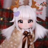 MOZU DOLL ラブドール 85cm Aカップ 白兔（Baitu)  6kg ミニドール【ソフトビニール製頭部 TPE製ボディ 肌色＆眼球色＆メイク＆ウィッグ＆衣装は宣材写真と同じ 小型 軽量化 収納と使いしやい】