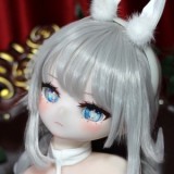 MOZU DOLL 85cm Aカップ  独角兽  6kg ソフトビニール製ヘッド TPE製ボディ【肌色＆眼球色＆メイク＆ウィッグ＆衣装は宣材写真と同じ 小型 軽量 収納と使いしやい】