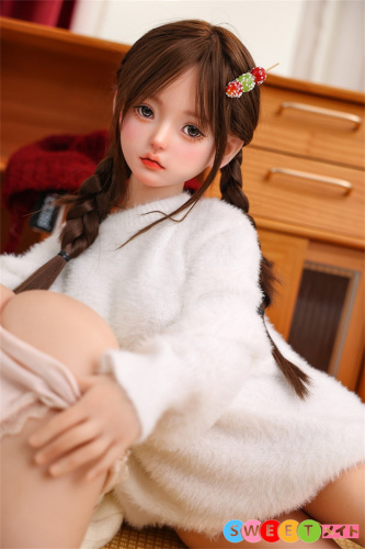 JYDOLL ラブドール 123cm Bカップ 如意（Ruyi）ヘッド  フルシリコン製【身体リアルメイク付き 】ダッチワイフ