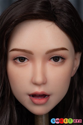 ZELEX（元WAXDOLL）ラブドール GE14_1 (GE109MJ)ヘッド単体 口開閉機能選択可能 シリコン製