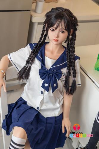 SHEDOLL ラブドール 148cm Dカップ 双子 北栀（BeiZhi) 硬めシリコンヘッド 1.0 掲載画像はフルシリコン製 リアルドール【メイク、ボディー材質選択可 カスタマイズ可 】