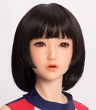 【フェイシャルEX機能付き】Sanhui Doll ラブドール 145cm 巨乳 #4小萌ヘッド リアルドール お口開閉機能選択可 フルシリコン製
