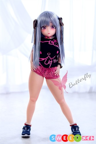 Butterfly Doll ロリ派ラブドール 100cm Cカップ 新作 漢娜(hanna) 2号ヘッド TPE製 ミニドール