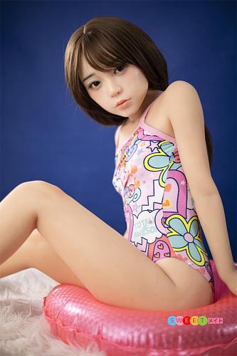 My Loli Waifu 夢Yume 水着エロダッチワイフ 138cm AAカップ シリコンヘッド TPEボディ
