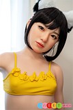 J-cute  AGD19萌咲 133cm 貧乳 猫耳ヘアバンド リアルドール フルシリコン