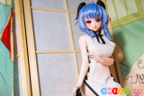 Mini Doll 可愛い ミニラブドール 60cm 普通乳 甘羽ヘッド シリコンボディ セックス可能 チャイナドレス ボディ選択可 リアルドール