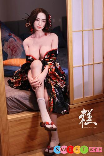 Top-Sino Doll アートワークカスタム版 T33  フルシリコン製 169cm Gカップ プルプル 巨乳 ダッチワイフ 米糕 和服 高級人妻 ラブドール