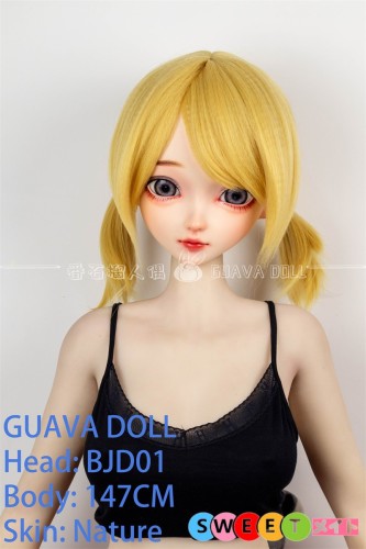 Guavadoll アニメラブドール 147cm Dカップ BJD01ヘッド【ソフトビニール製ヘッド+TPE製ボディ】ダッチワイフ