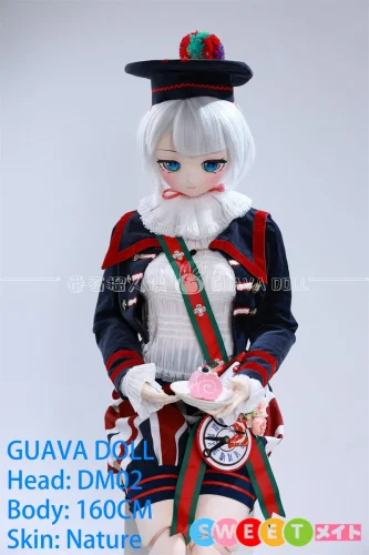 Guavadoll DM02 白髪 アニメ ビニール 球体関節人形 160cm Cカップ