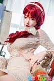 LACEDOLL 夏沫 派手な見た目ダッチワイフ 168cm Dカップ普乳 赤髪 ドール フルシリコン製