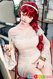 LACEDOLL 夏沫 派手な見た目ダッチワイフ 168cm Dカップ普乳 赤髪 ドール フルシリコン製