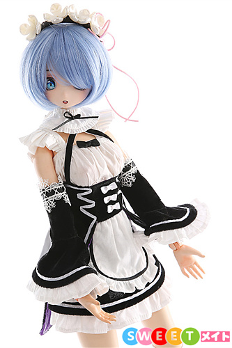 Mini Doll 58cm レム コスプレ 普乳  アニメ系 BJD ミニ sex人形