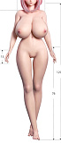 Sino Doll 戦闘機 S55凛兰 かわいい笑顔 143cm Gカップ シリコン製 ダッチワイフ 小柄体形 気楽な扱い 極めソフト実用性抜群