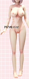 Aotume Doll #125 爱蜜莉雅 アニメ ダッチワイフ コスプレ 155cm Cカップ シリコン製 エロドール ヘッド&ボディ材質選択可能 M16接続