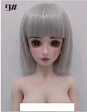 Mini Doll 明日香 60cm 巨乳 sex 人形 ソフトビニールヘッド+シリコンボディ コスプレ ダッチワイフ