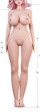 Sino Doll 戦闘機 S58凛墨 聖なる九尾狐天女 143cm Kカップ 超高品質 lovedoll シリコン製 小柄体形 気楽な扱い 極めソフト実用性抜群