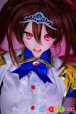 Mini Doll 明日香 60cm 巨乳 sex 人形 ソフトビニールヘッド+シリコンボディ コスプレ ダッチワイフ