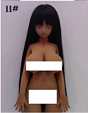 Mini Doll 明日香 60cm 巨乳 sex 人形 ソフトビニールヘッド+シリコンボディ コスプレ ダッチワイフ
